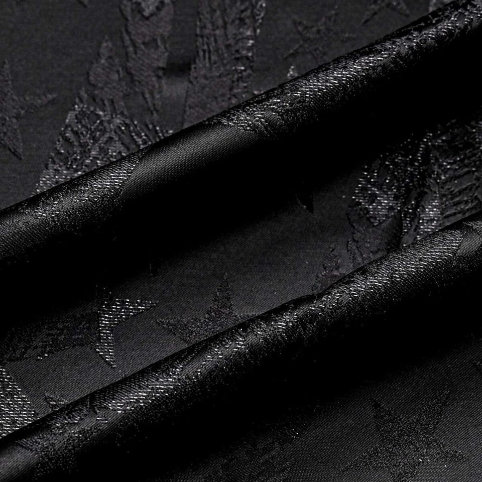 Classic Jacquard Suit Fabric – F045 Navy Blue Woven Textile best