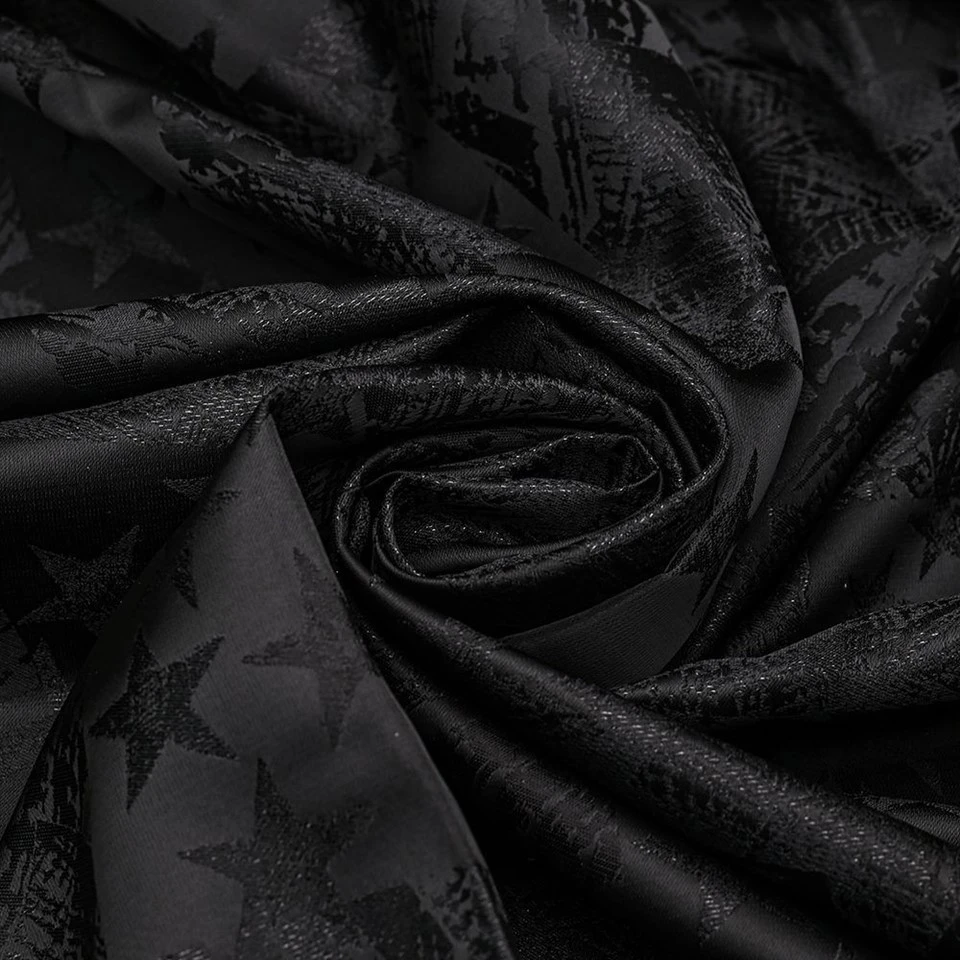 Classic Jacquard Suit Fabric – F045 Navy Blue Woven Textile price
