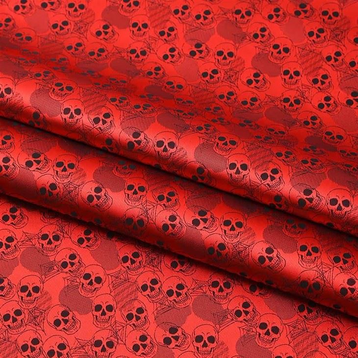 Halloween Skull Tie Fabric