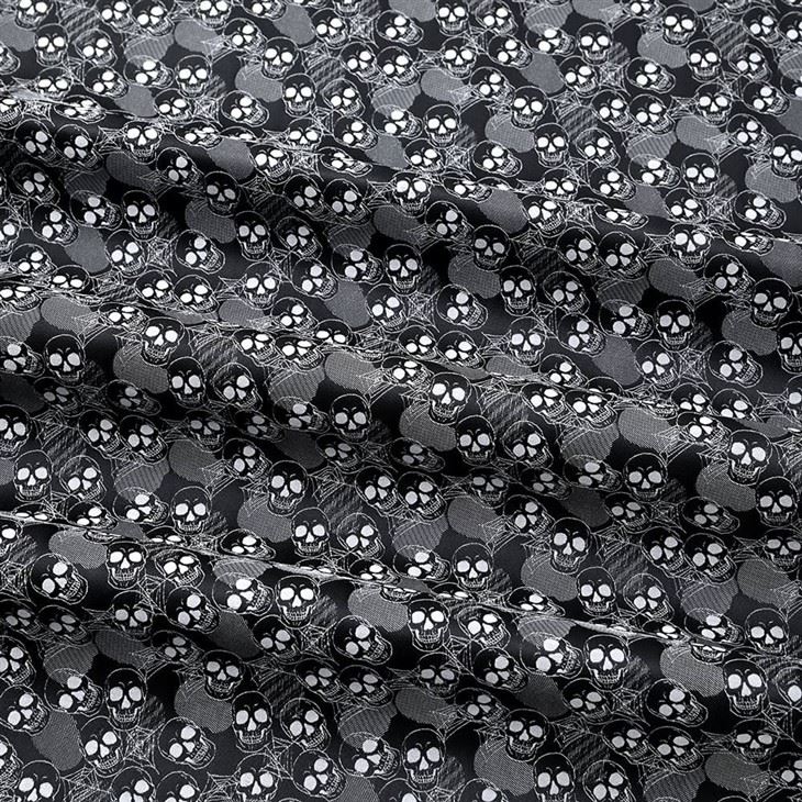 Halloween Skull Tie Fabric