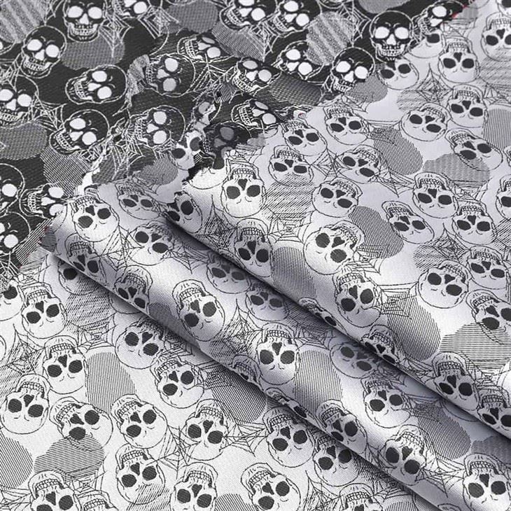 Halloween Skull Tie Fabric
