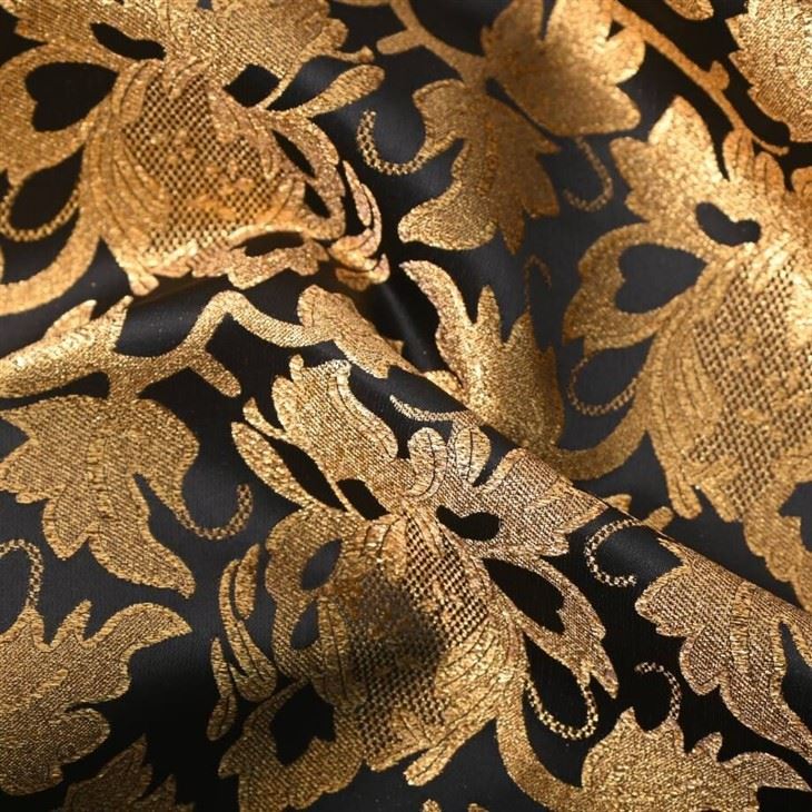 Luxury Gold Embroidered Jacquard Suit Fabric – F141-2 Wedding Blazer best