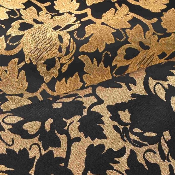 Luxury Gold Embroidered Jacquard Suit Fabric – F141-2 Wedding Blazer high quality