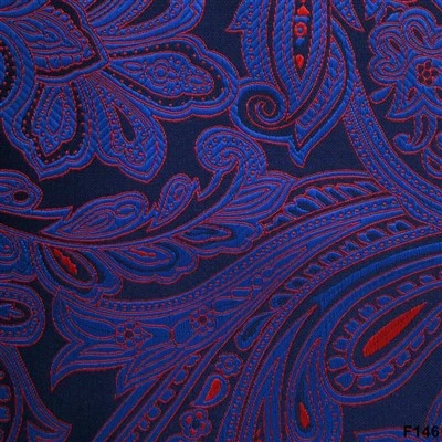 Heill Paisley Jacquard jakkafataefni – F146 Blazer Set fyrir fullt útbúnaður
